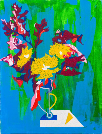 Красные листья